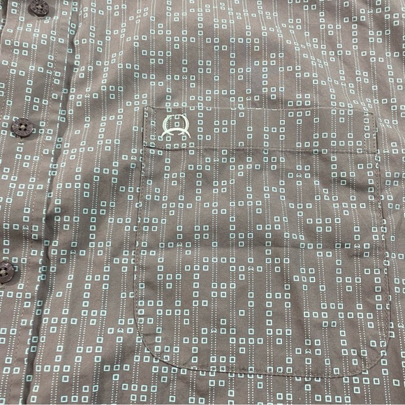 Cinch shirt Men’s Large Graphic Long Sleeve Button down shirt western cowboy - Picture 9 of 10